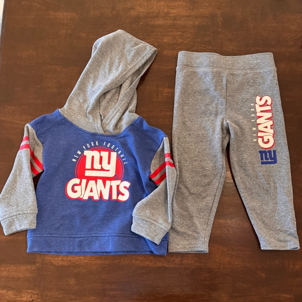 NFL Girls Giants Hoodie and Joggers